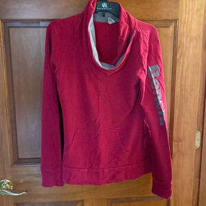 Buckle Bench hot pink tunic. Size large